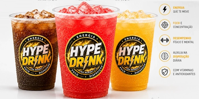 Energia que transforma com Hype Drink