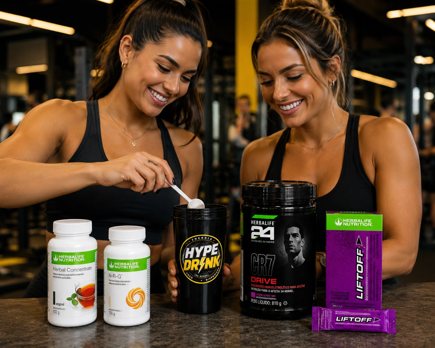 Preparando Hype Drink Herbalife